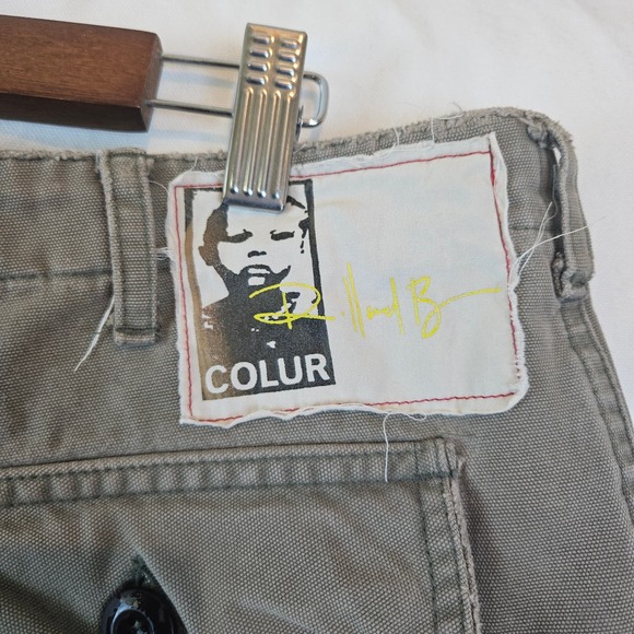 Army Green Cargo Pants from Colur by Rolland Berry line, size 36 - Picture 3 of 6